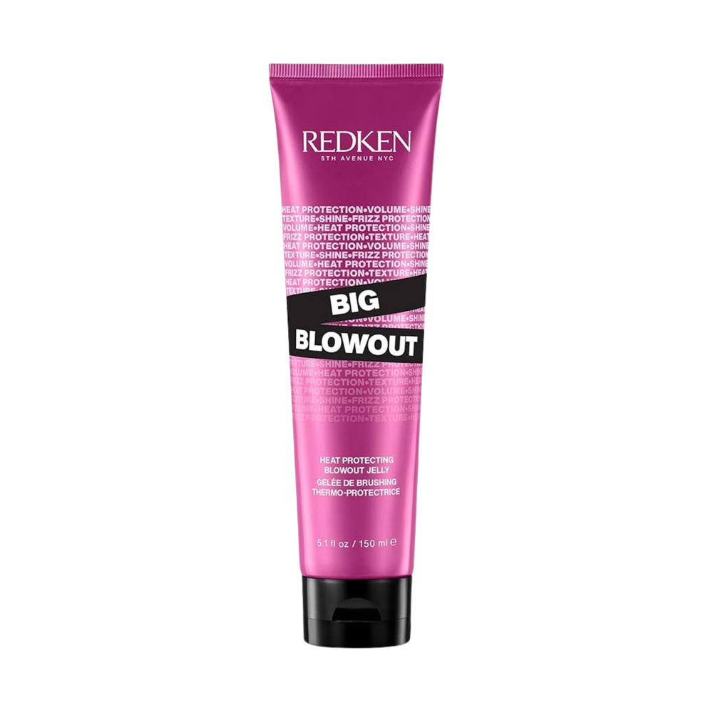 Tube de la Big Blowout Gelée Thermo-Protectrice de Redken avec son design distinctif.