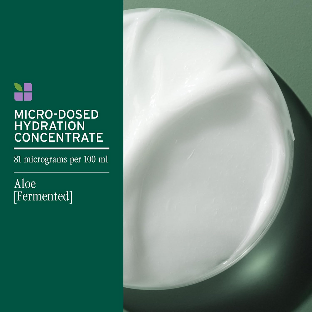 Pot / flacon du Biolage HydraSource Conditioner, étiquette visible sur fond clair