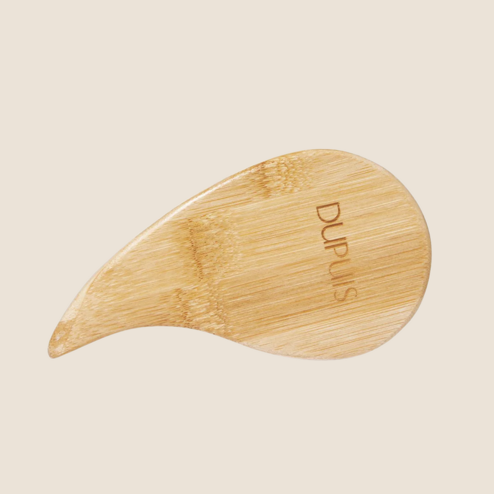 Brosse stimulante pour cuir chevelu en bambou, design ergonomique, pour massage capillaire et meilleure absorption des soins