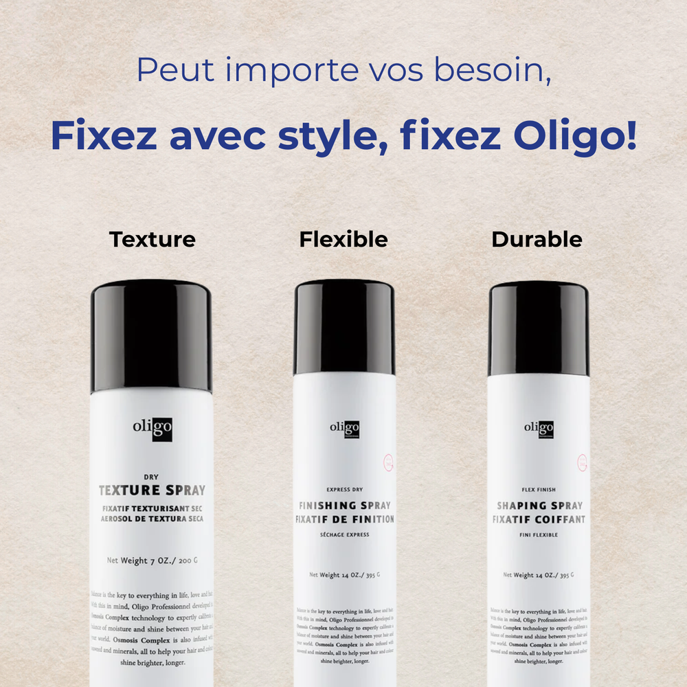 Flacon de Dry Texture Spray Oligo 7 fl oz — spray texturisant capillaire
