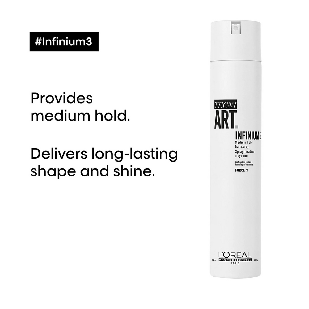 Fixatif Infinium 3 L'Oréal Professionnel 289 g – Fixatif professionnel