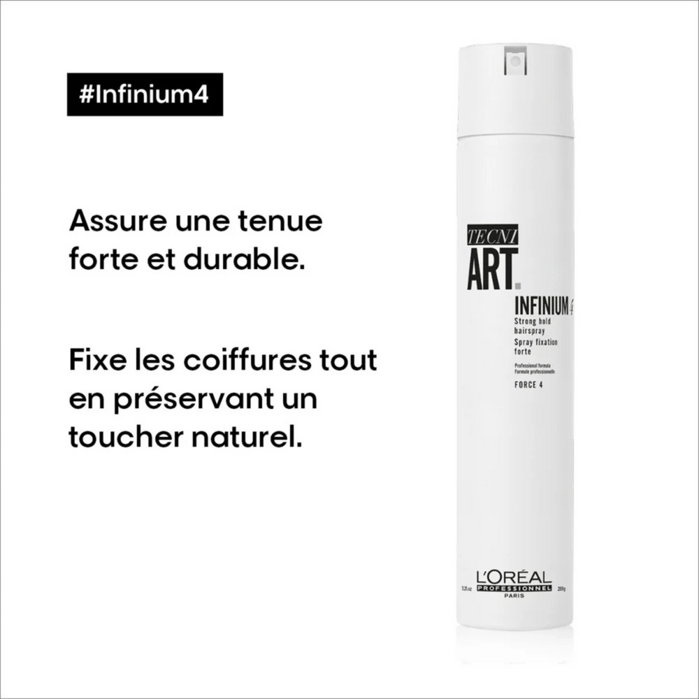 Fixatif Infinium 4 L'Oréal Professionnel 289 g – Fixatif professionnel