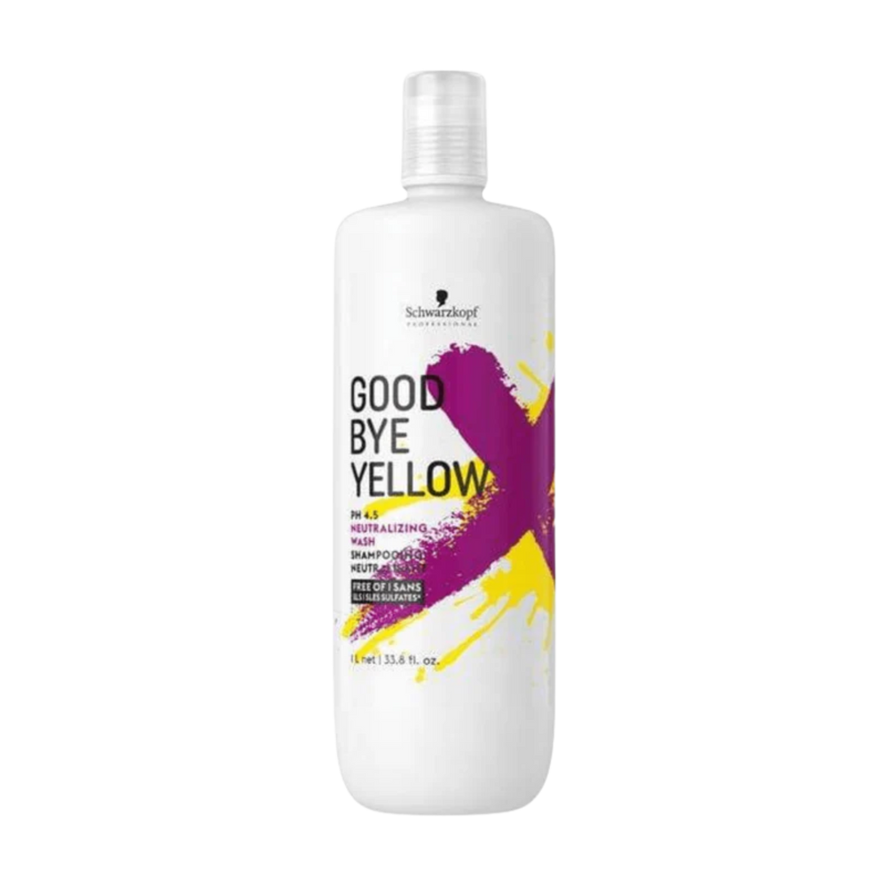 Flacon de shampooing pigmenté Schwarzkopf Goodbye Yellow 300 ml