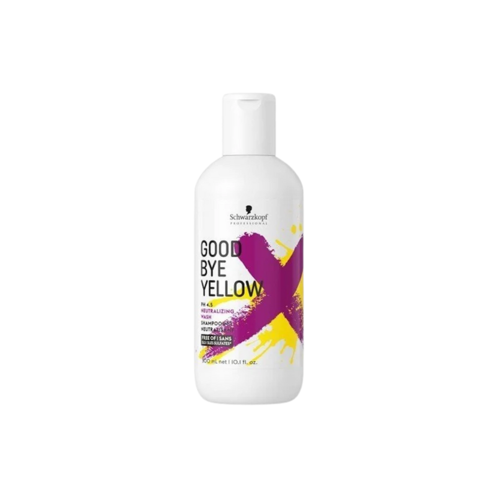 Flacon de shampooing pigmenté Schwarzkopf Goodbye Yellow 300 ml