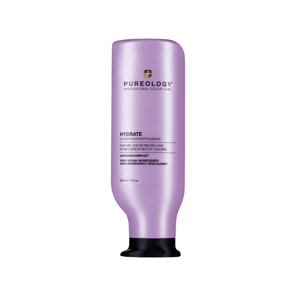 Revitalisant Hydrate Conditioner Pureology 266 ml, soin hydratant vegan sans sulfates pour cheveux secs et colorés
