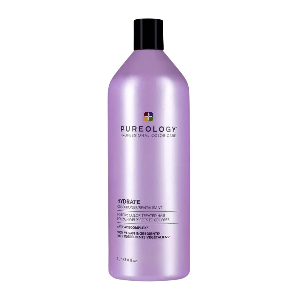 Revitalisant Hydrate Conditioner Pureology 266 ml, soin hydratant vegan sans sulfates pour cheveux secs et colorés