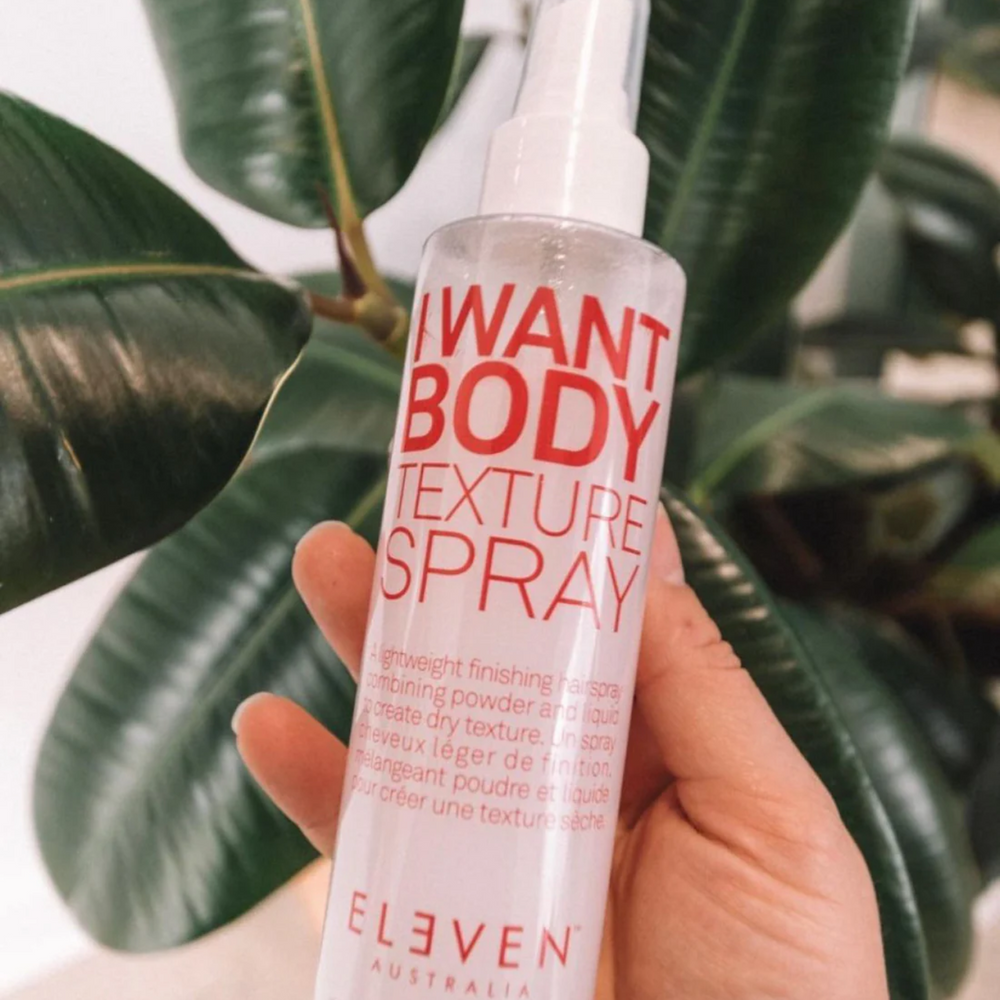 Flacon ELEVEN I Want Body Texture Spray – spray texture léger & volume cheveux fins