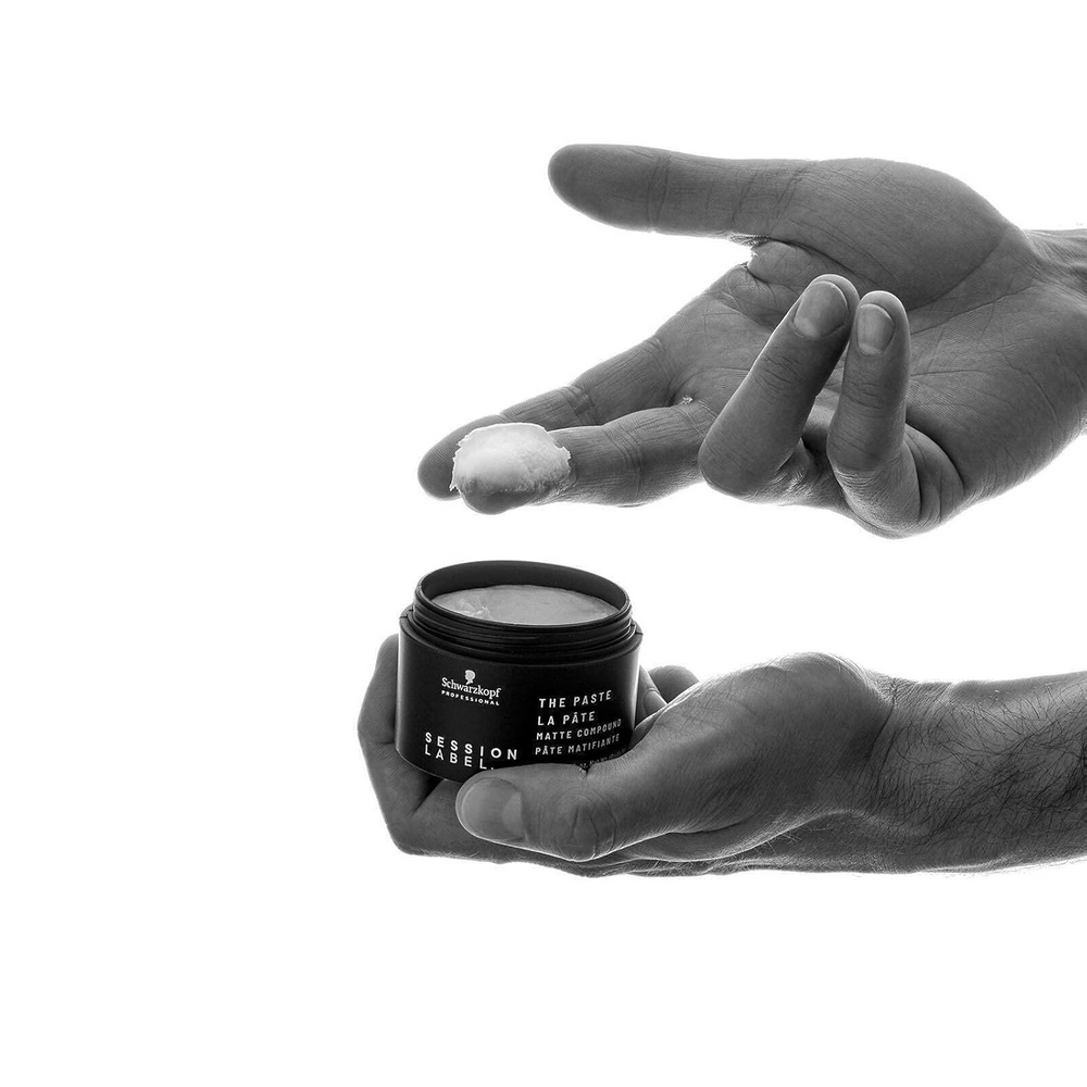 Pot de La Pâte Session Label Schwarzkopf, coiffant fini mat 65 ml