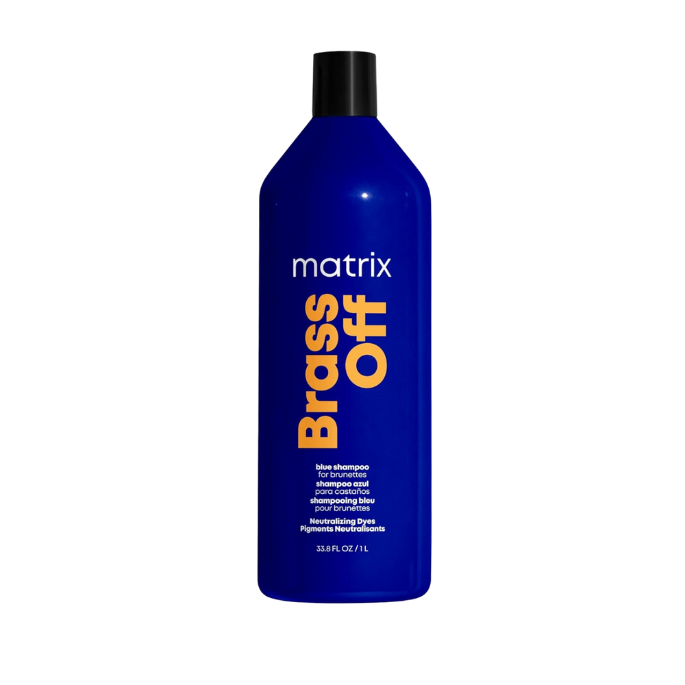 Bouteille de MATRIX Brass Off Depositing Shampoo pour cheveux blonds ou gris