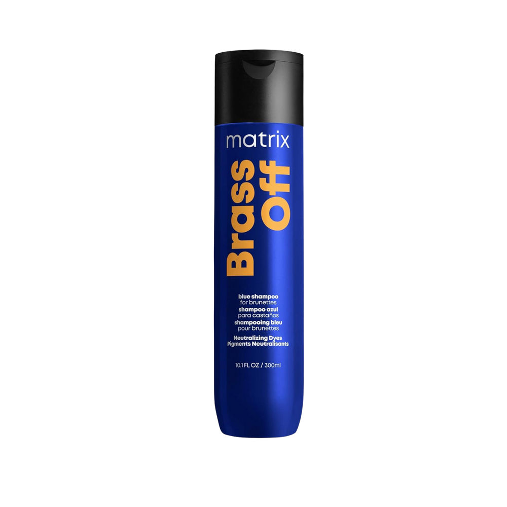 Bouteille de MATRIX Brass Off Depositing Shampoo pour cheveux blonds ou gris