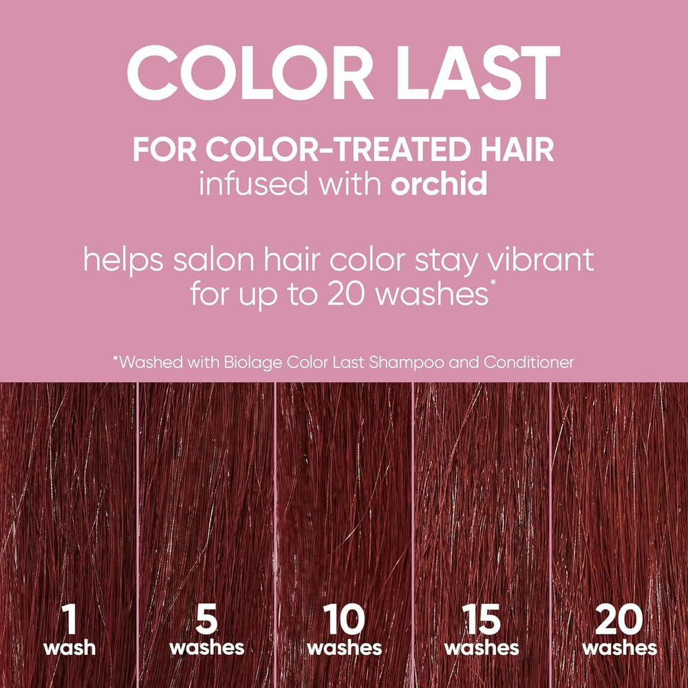 Masque Biolage ColorLast à l’abricot – pot ouvert montrant texture riche, soin profond pour cheveux colorés éclatants