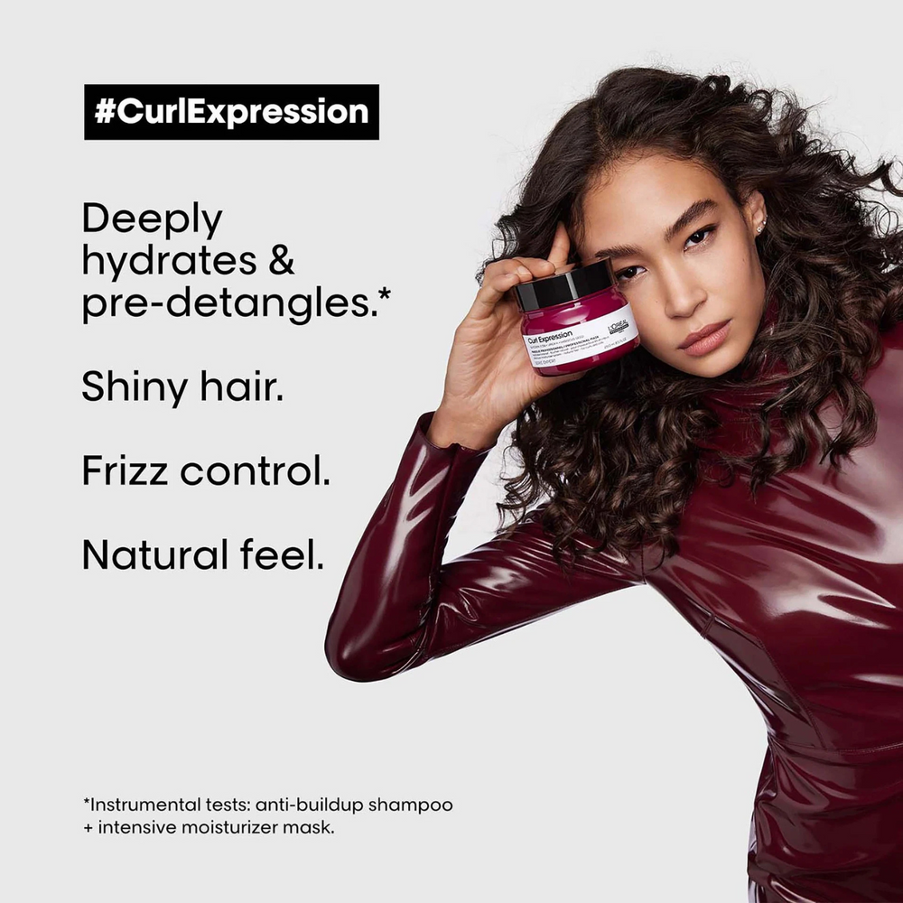 Masque Hydratant Intensif Curl Expression L'Oréal Professionnel sur fond blanc