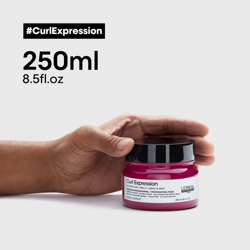 Masque Hydratant Intensif Curl Expression L'Oréal Professionnel sur fond blanc