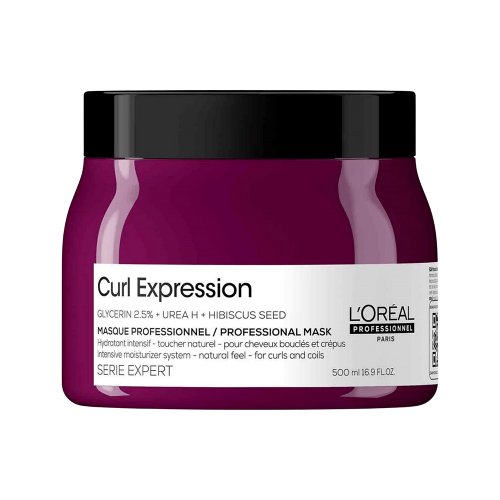 Masque Hydratant Intensif Curl Expression L'Oréal Professionnel sur fond blanc