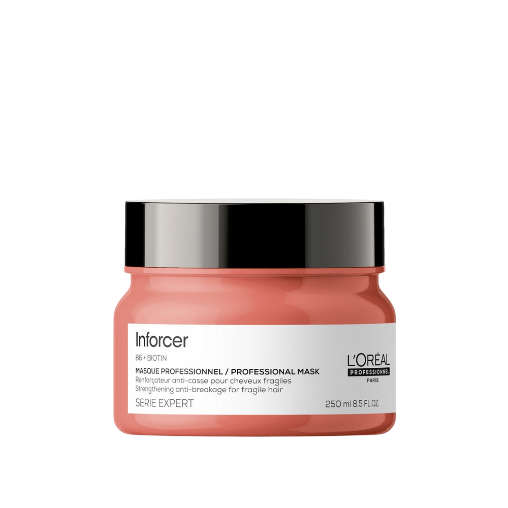 Pot du Masque Inforcer Anti-Casse de L'Oréal Professionnel, soin capillaire pour cheveux fragiles.