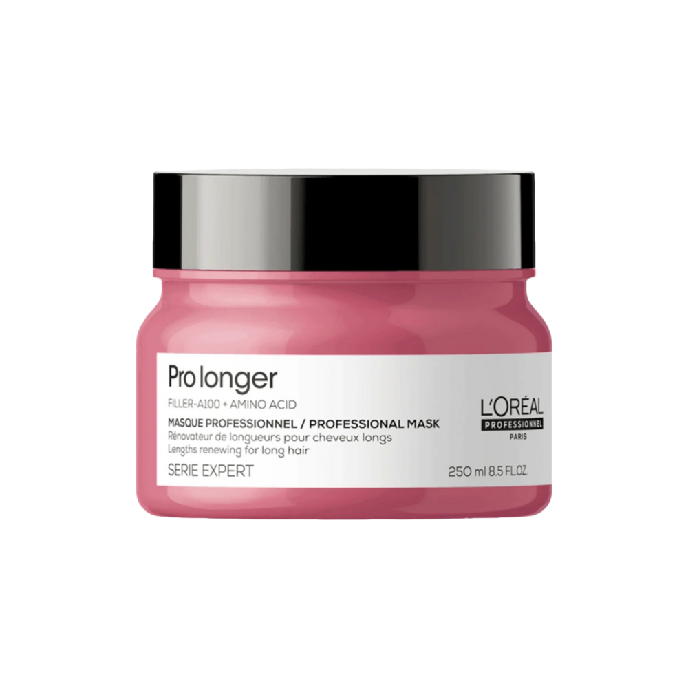Pot du Masque Pro Longer Lengths Renewing de L'Oréal Professionnel, soin capillaire pour cheveux longs.