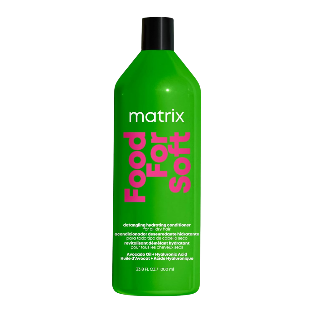 “Matrix Food For Soft Detangling Hydrating Conditioner 300 ml — flacon avec huile d’avocat & acide hyaluronique, cheveux démêlés, doux et hydratés”