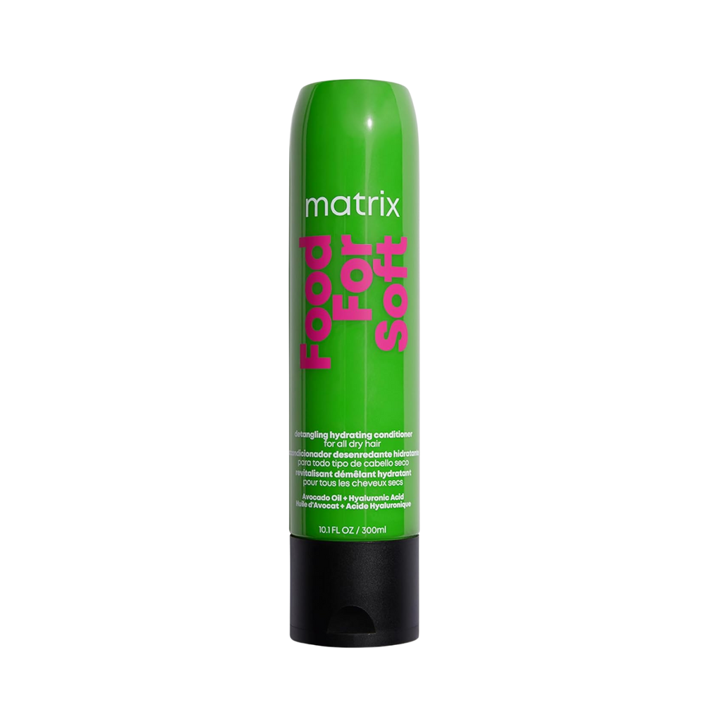 “Matrix Food For Soft Detangling Hydrating Conditioner 300 ml — flacon avec huile d’avocat & acide hyaluronique, cheveux démêlés, doux et hydratés”