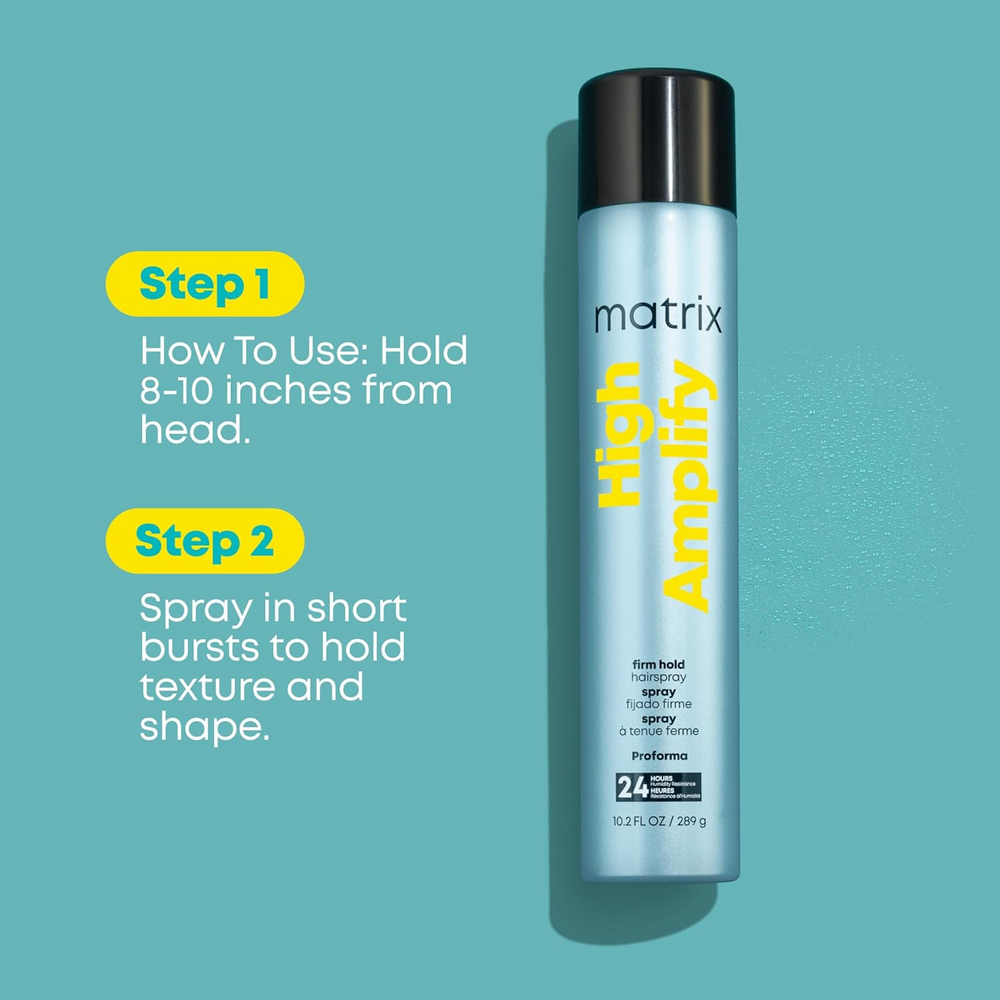 Spray fixant Matrix High Amplify Proforma pour volume & brillance cheveux
