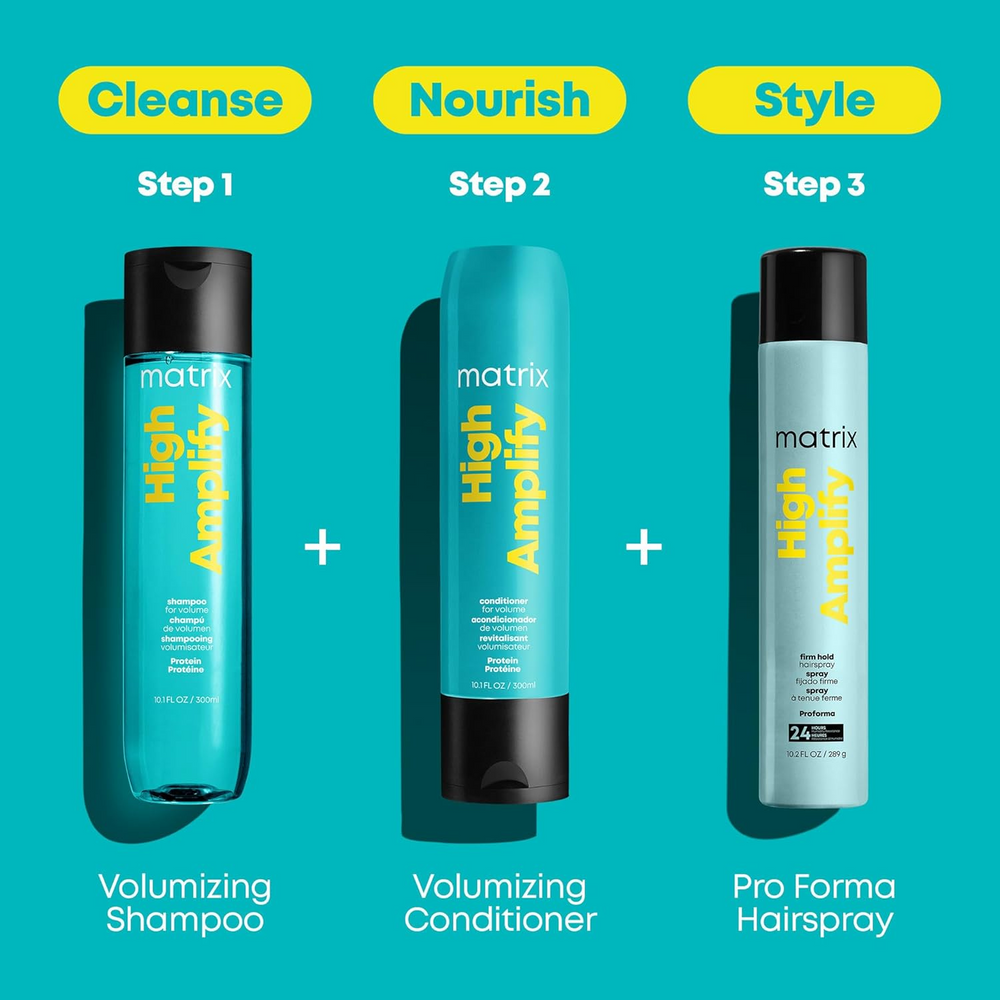 Spray fixant Matrix High Amplify Proforma pour volume & brillance cheveux