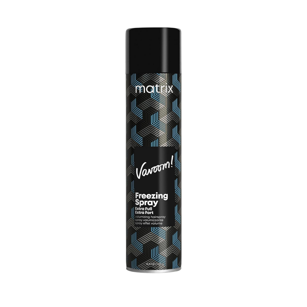 Flacon du Matrix Vavoom Freezing Finishing Hairspray – Laque finition extra-forte