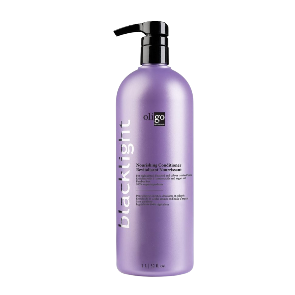 « Flacon du Nourishing Conditioner Oligo Professionnel – soin réparateur pour cheveux colorés »