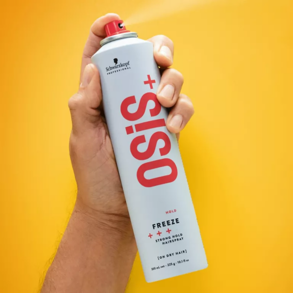 Flacon OSiS+ Freeze Spray Fixation Forte 300 ml – Spray coiffant extra‑fort