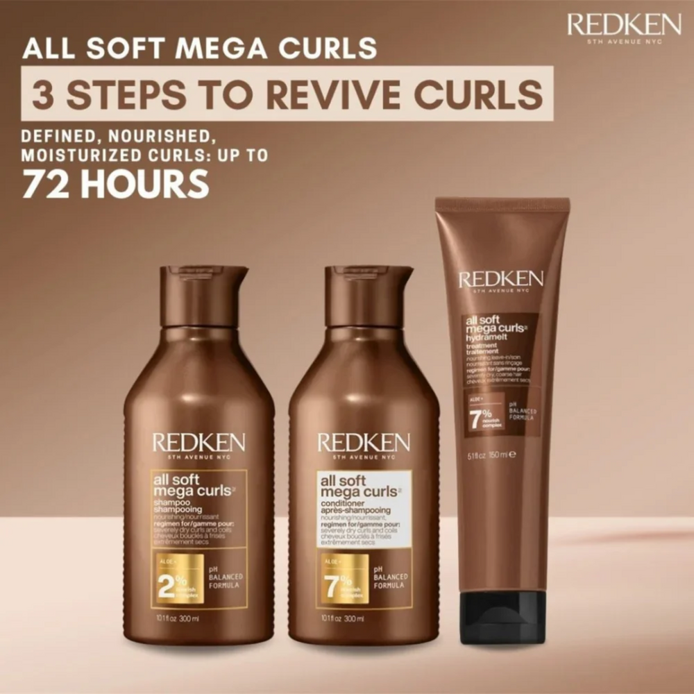 Redken All Soft Mega Hydramelt – Soin hydratant sans rinçage