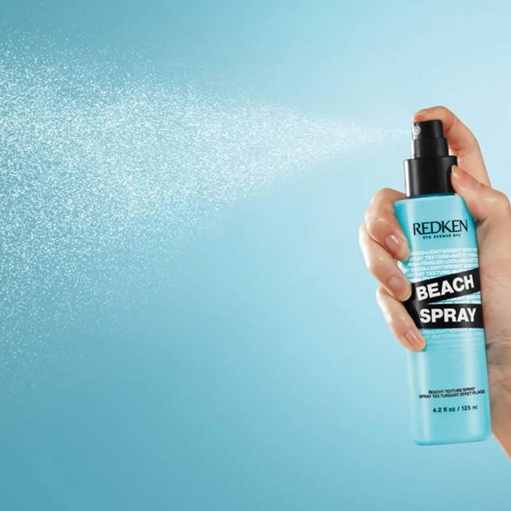 Spray texturisant Redken Beach Spray 125 ml, fini mat et volume, sans sel de mer