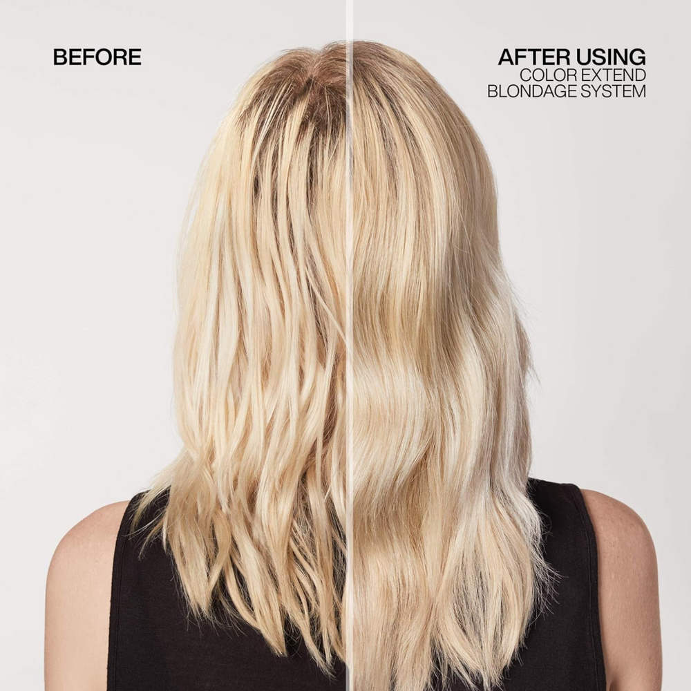 Flacon de conditionneur Redken Blondage, violet tonifiant pour cheveux blonds, enrichi en pigments et acide citrique