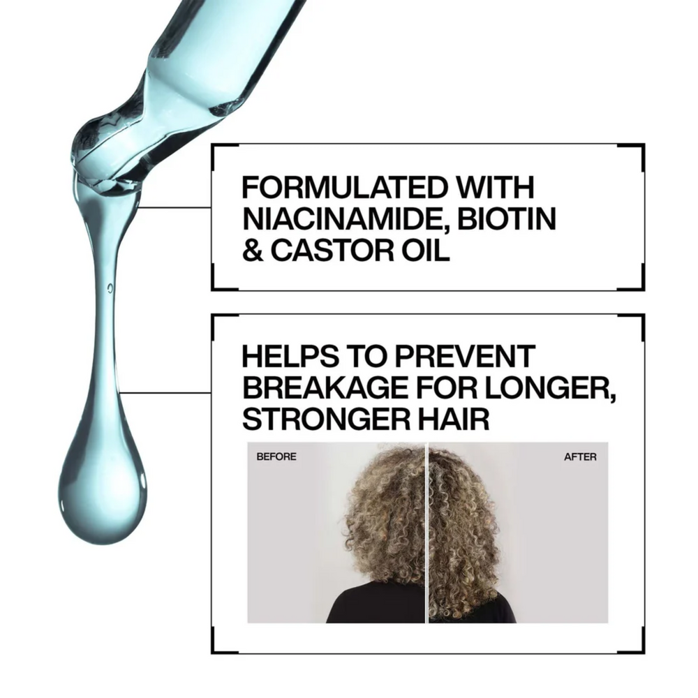 Flacon du Traitement sans rinçage Redken Extreme Length à la biotine, pour renforcer les longueurs et sceller les pointes abîmées
