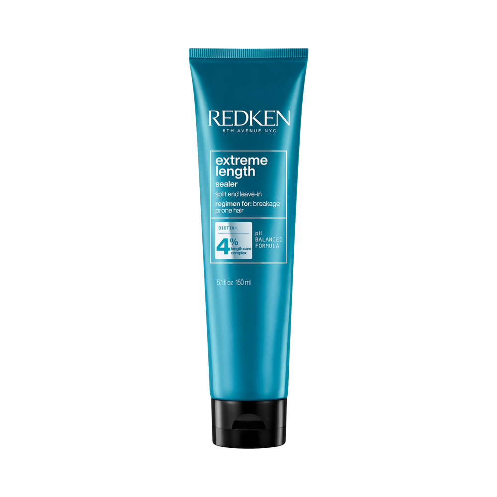 Flacon du Traitement sans rinçage Redken Extreme Length à la biotine, pour renforcer les longueurs et sceller les pointes abîmées
