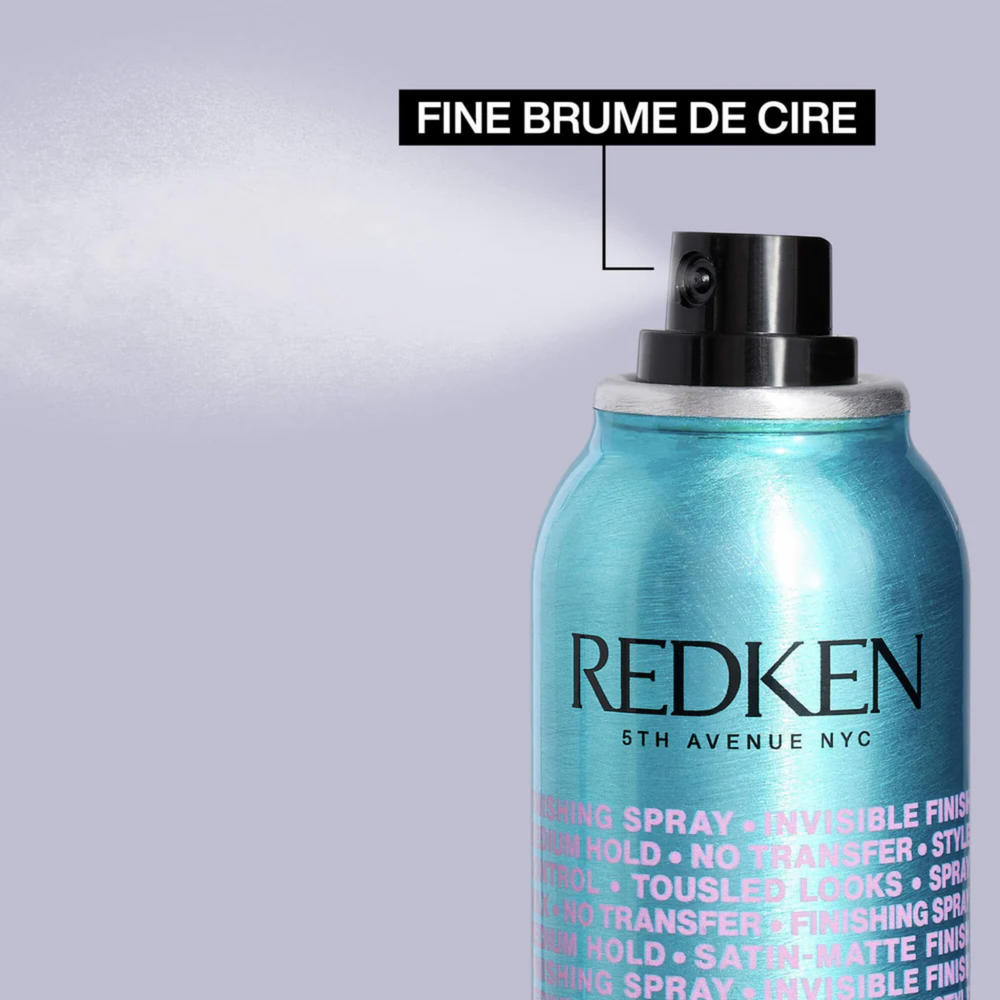 Flacon de Redken Spray Wax 156 g, cire de finition en aérosol pour texture et volume