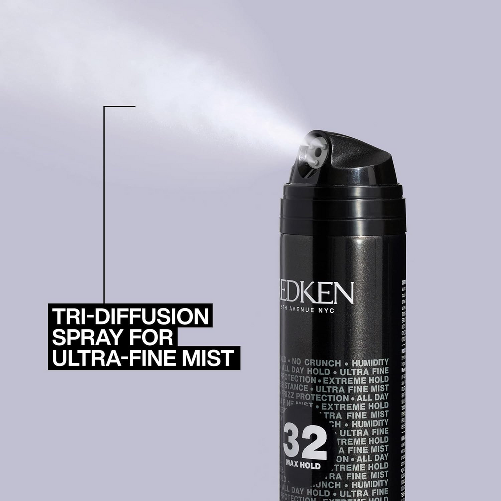 Aérosol Redken Triple Take 32, spray coiffant fixation extrême