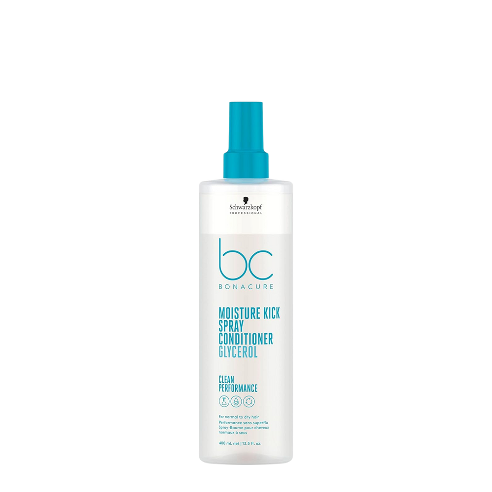 Flacon de 200 ml du revitalisant sans rinçage Bonacure Moisture Kick de Schwarzkopf