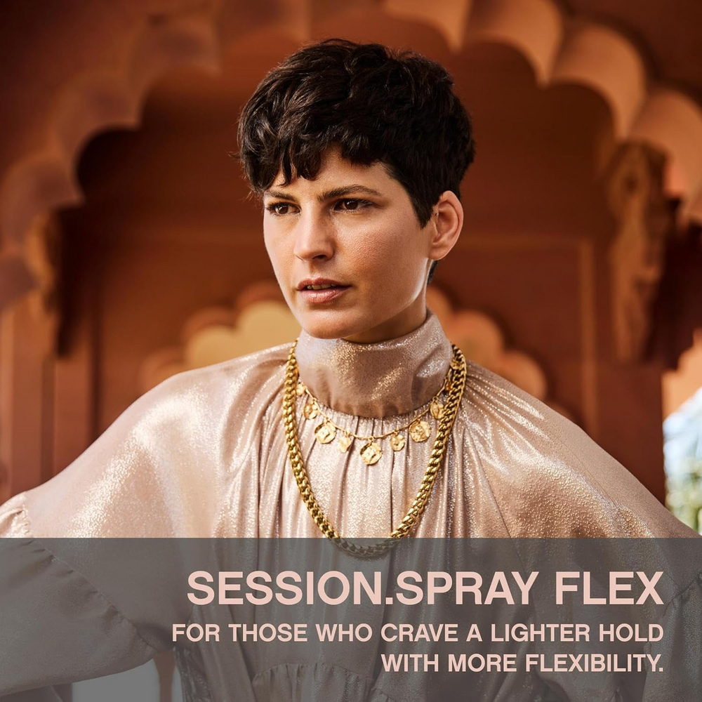 Flacon SESSION.SPRAY FLEX Kevin Murphy – laque finition flexible sur fond neutre