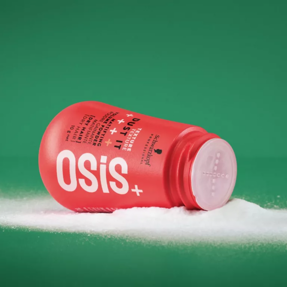 Flacon de Schwarzkopf OSiS+ Dust It – Poudre volumisante matifiante pour cheveux fins