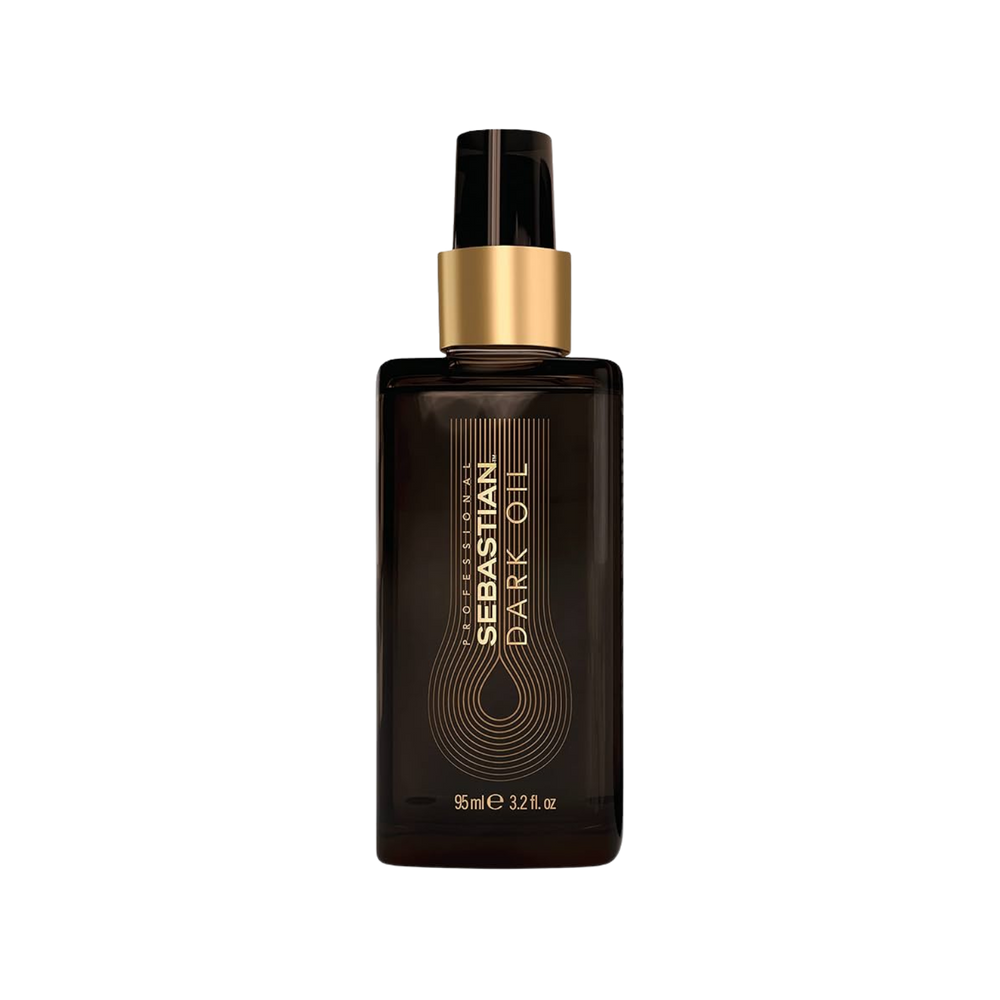 Flacon de 95 ml de Sebastian Dark Oil, huile de coiffage légère enrichie en huiles essentielles
