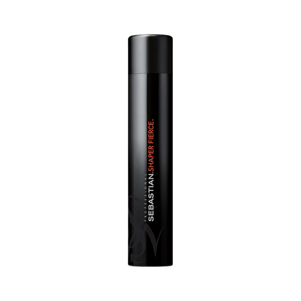 Aérosol de 400 ml de Sebastian Shaper Fierce laque ultra‑ferme, fixation professionnelle.