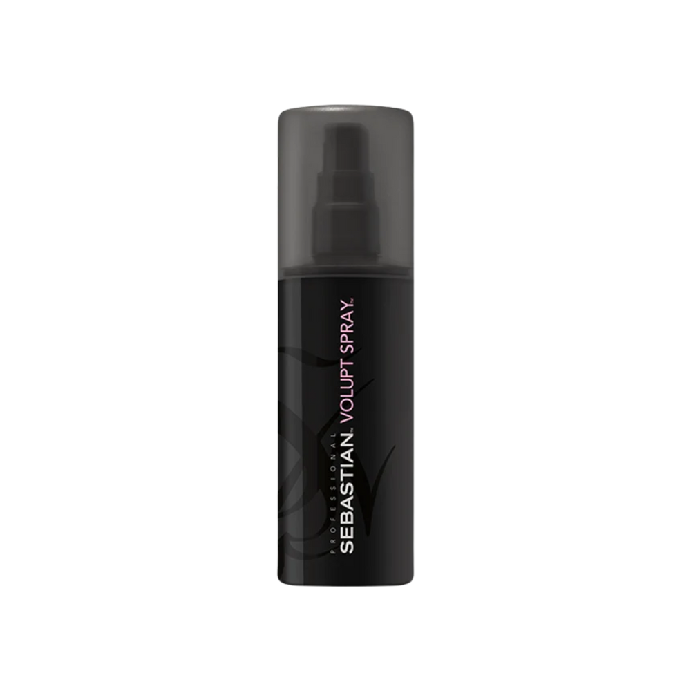 Flacon spray de 150 ml de Volupt Spray Gel de Sebastian, volumisant léger aux extraits naturels.