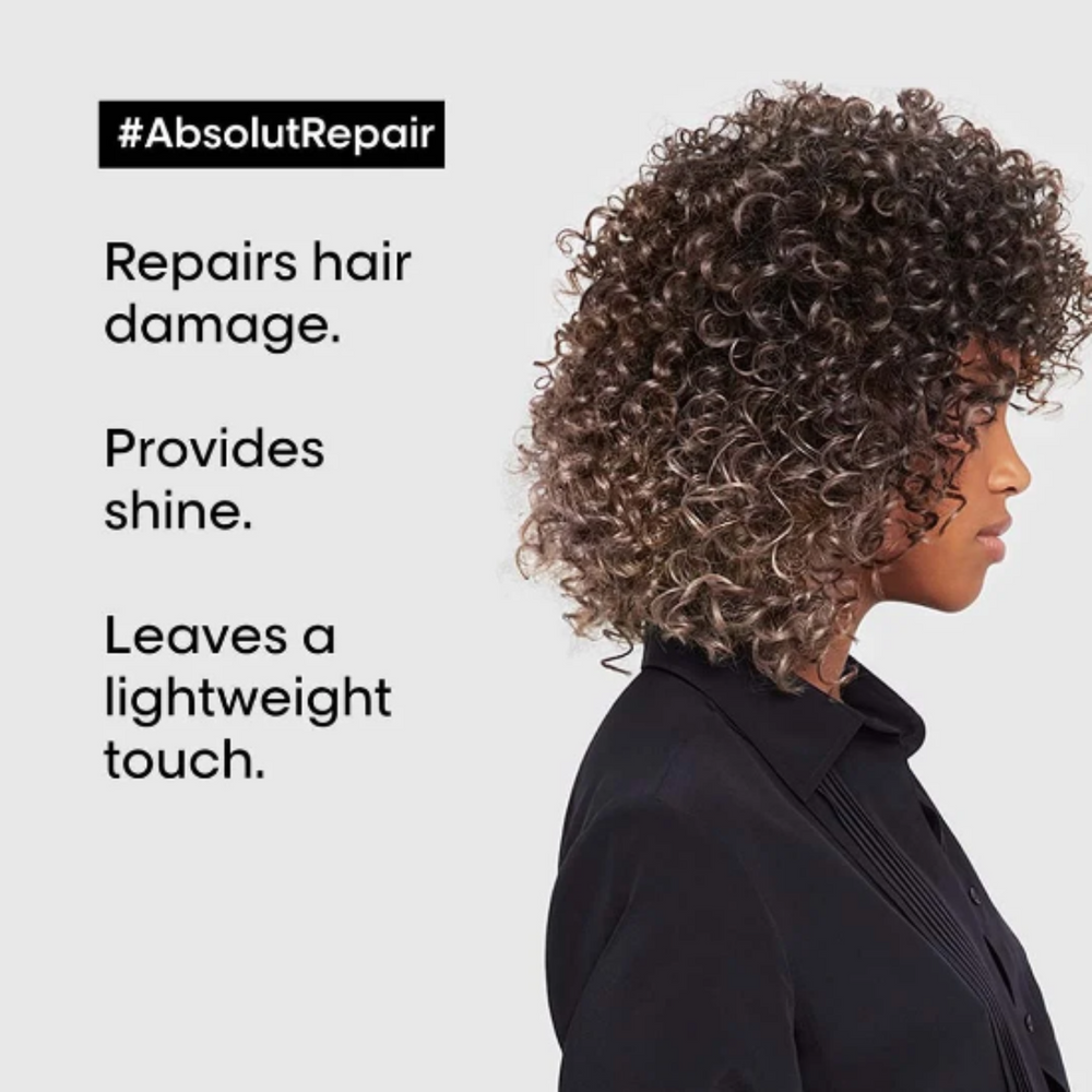 Flacon du Shampoing Absolut Repair de L'Oréal Professionnel, soin capillaire pour cheveux abîmés.