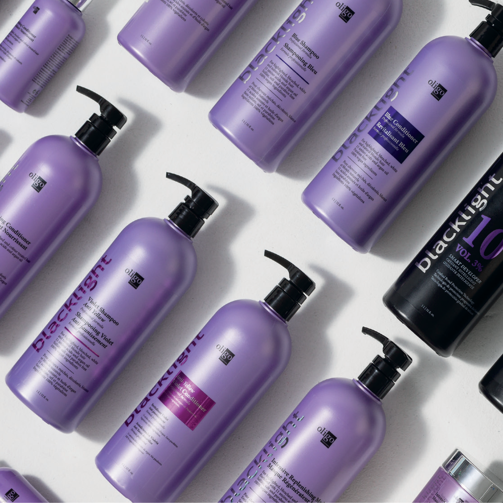 « Flacon du Shampoing Nourishing Oligo Professionnel – cheveux colorés hydratation intense »