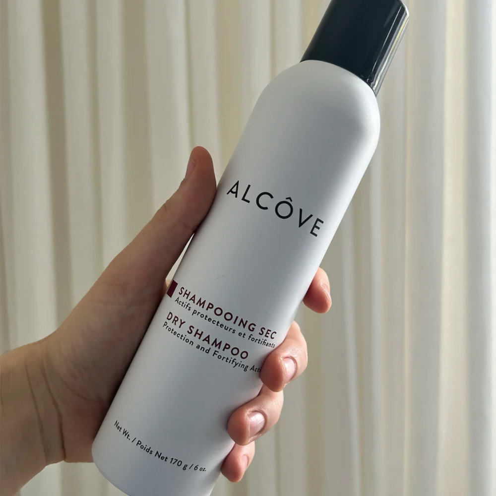 “Spray Shampoing Sec Alcôve – flacon pour absorption sébum instantanée”