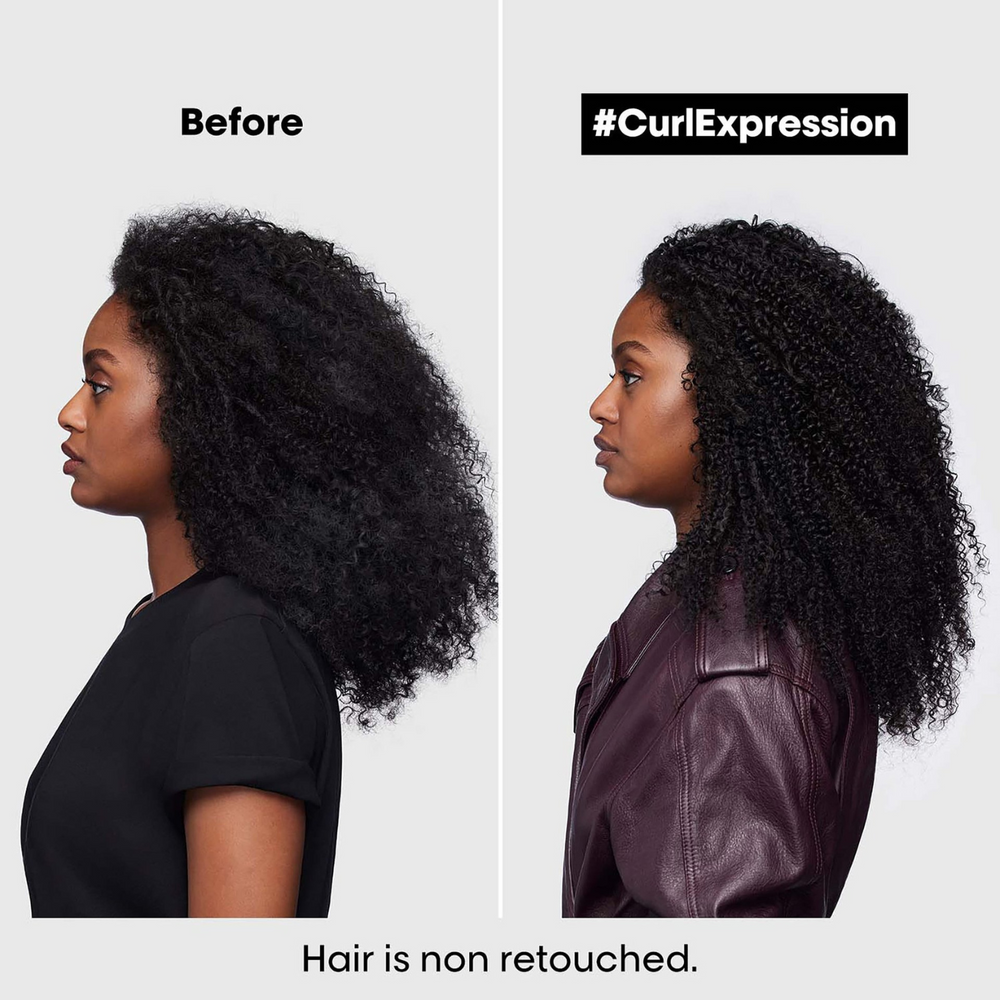 Flacon du shampooing Curl Expression de L'Oréal Professionnel, 300 ml, pour cheveux bouclés et frisés.