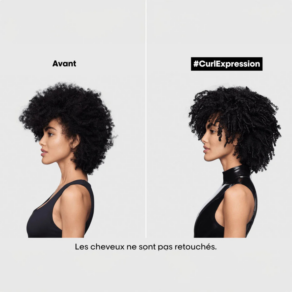 Flacon du shampooing Curl Expression de L'Oréal Professionnel, 300 ml, pour cheveux bouclés et frisés.