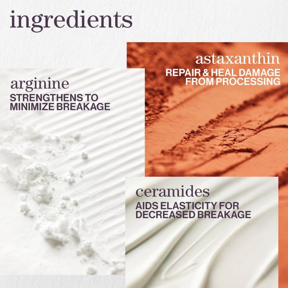 Flacon violet de shampooing Strength Cure Blonde de Pureology, évoquant protection des cheveux blonds et éclat fragile.