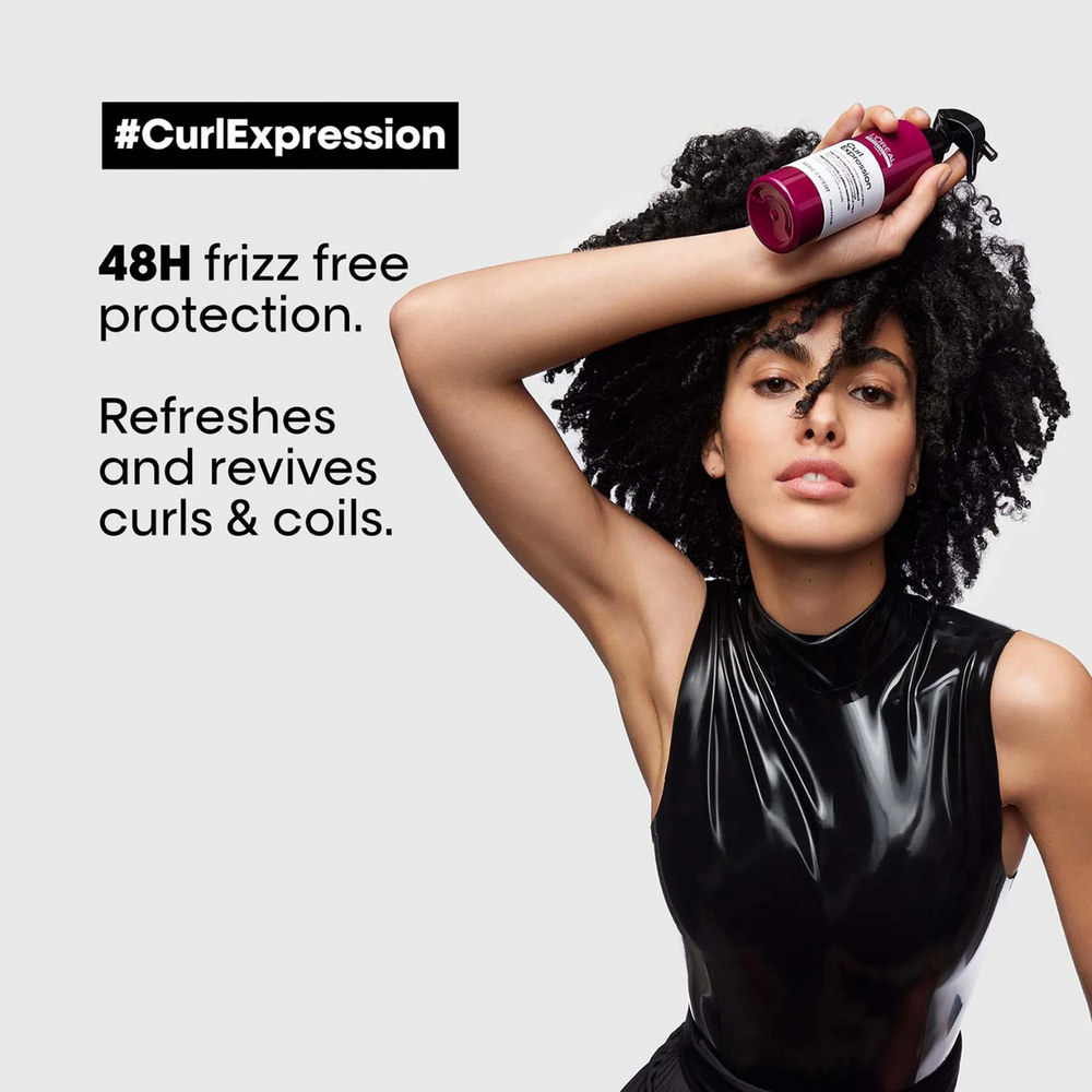 Spray Ravivateur de Boucles Curl Expression L'Oréal Professionnel 190 ml sur fond blanc