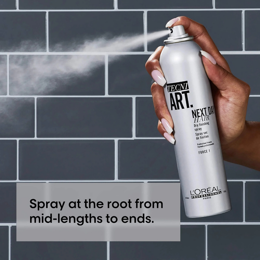 Spray texturisant sec Next Day Hair L'Oréal Professionnel 193 g – Soin coiffant
