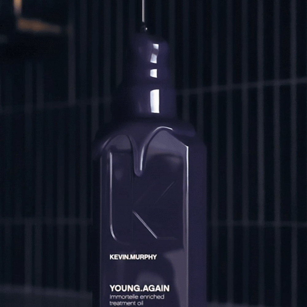 Flacon de YOUNG.AGAIN Kevin Murphy — huile capillaire anti-âge sans rinçage