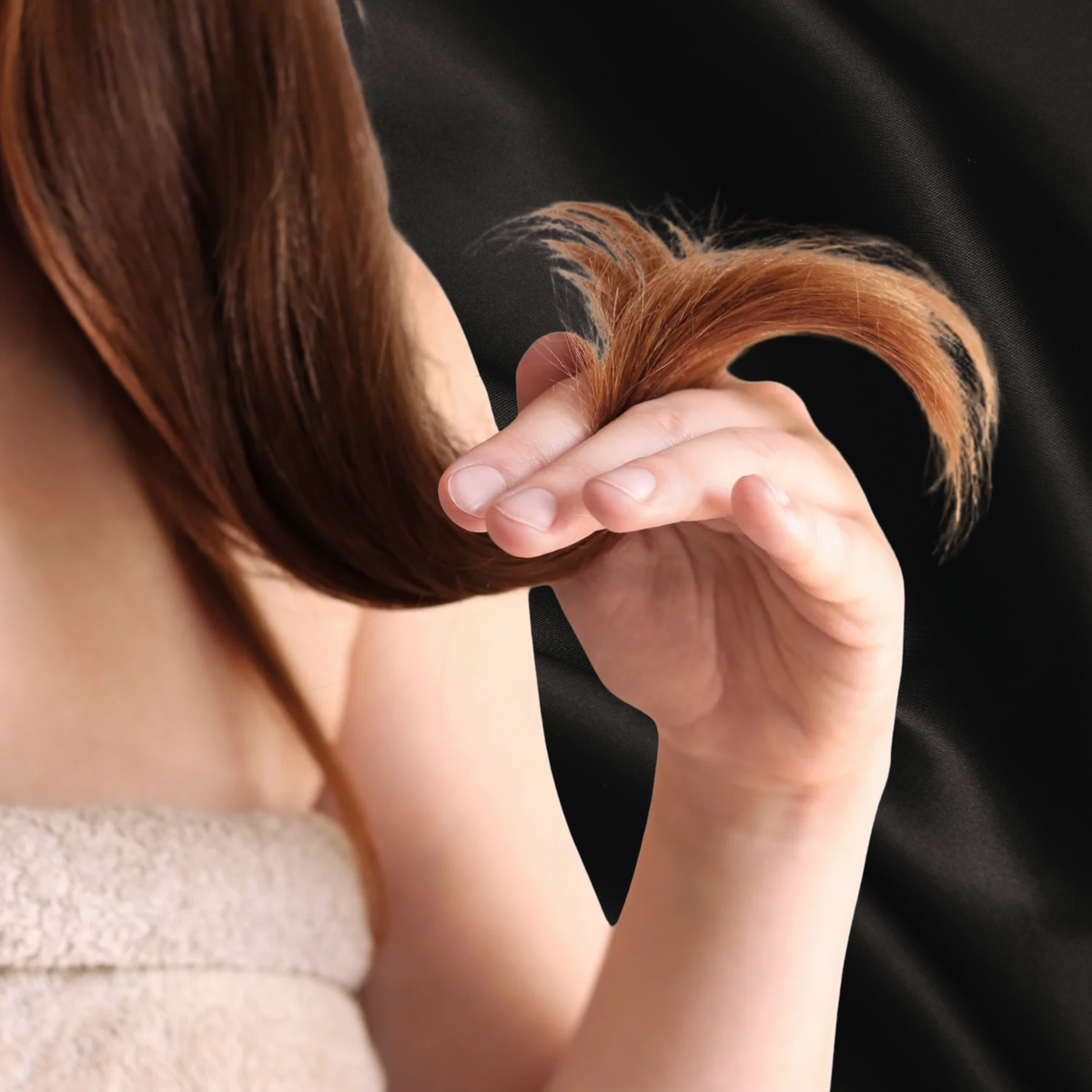 Cheveux réparés 
